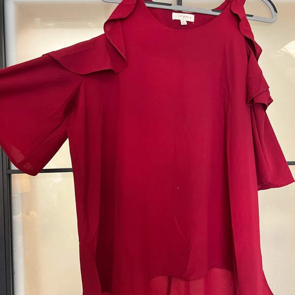 Umgee 2xl cut out shoulder blouse perfect for gameday - Picture 4 of 5